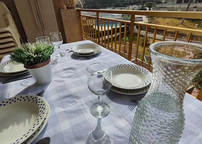 公寓 Luminoso En Con Terraza Y Parque Infantil Ideal Familias